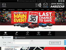 Tablet Screenshot of johnnewell.com.au